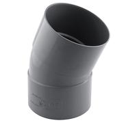 Coude PVC NF femelle à 20° 100mm à coller gris Fitt