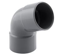 Coude PVC NF femelle à 67° 32mm à coller gris Fitt