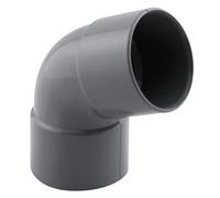 Coude PVC NF femelle à 67° 40mm à coller gris Fitt