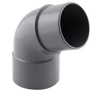 Coude PVC NF mâle/femelle à 67° 50mm à coller gris Fitt