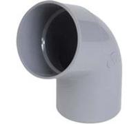 Coude PVC NICOLL - 67°30 - Diamètre 100 - Mâle-femelle - écoulement - 57079S G