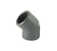 Coude PVC pression 45° diamètre 16 mm, femelle femelle