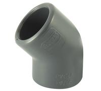 Coude PVC pression 45° F/F à coller - diamètre 50 CODITAL