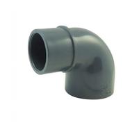 Coude PVC pression 90° - CODITAL - Femelle 63 mm - Mâle 63 mm - Femelle 50 mm - PVC-U