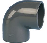 Coude PVC pression 90° femelle / femelle à coller Ø 63 CODITAL