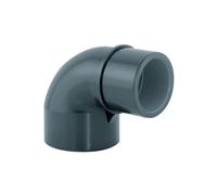 Coude PVC pression 90° réduit MF/F à coller Ø 63 mm - Fitt