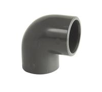 Coude PVC pression piscine 90° femelle diamètre 50 mm