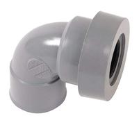 coude pvc système j - femelle / femelle - 87 degrés30 - diamètre 32 mm - nicoll cf88j pour sortie d'appareil sanitaire