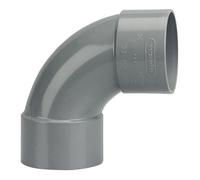 Coude PVC - WAVIN - 3025822 - 87°30 - D75 - Femelle/Femelle