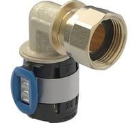 Coude raccord 90° FlowFit avec écrou de serrage - GEBERIT - 620.6