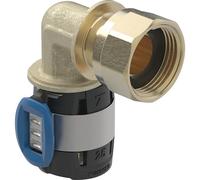 Coude raccord 90° FlowFit avec écrou de serrage - GEBERIT - 620.6