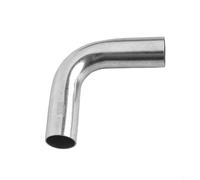 Coude robuste en acier inoxydable à 90 degrés pour pot d'échappement automobile (19 mm)