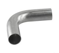 Coude robuste en acier inoxydable à 90 degrés pour pot d'échappement automobile (25 mm)