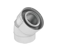 Coude Rolux Condensation 80/125 PPTL/PVC 45° - Coude Rolux Condensation 80/125 PPTL/PVC 4