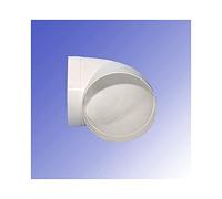 Coude rond NW 100, 90 °. Accessoires pour tube rond, conduit d'évacuation, conduit d'aération, conduit de ventilation, hotte aspirante, tuyau de ventilation, système de ventilation (NW 100, System 100