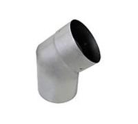 Coude segment Bertrams Ewr-d 21SB45-D160 45 degrés, soudé hermétiquement, 160 x 0,6 mm