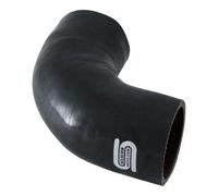 Coude Silicone 90 Degres - D83mm - Noir