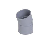 Coude simple femelle-femelle 20° - uct22 - pvc gris - 100 mm