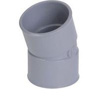 Coude simple femelle-femelle 20° - uct22 - pvc gris - 100 mm nicoll G
