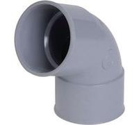 Coude simple femelle-femelle 67°30 - PVC gris - 100 mm NICOLL, Ref.UCT66 gris G