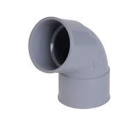 Coude simple femelle-femelle 67°30 - PVC gris - 100 mm, Ref.UCT66