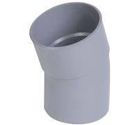 Coude simple male-femelle 20° - UCT2 - PVC gris - 100 mm