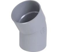 Coude simple male-femelle 30° - UCT3 - PVC gris - 100 mm NICOLL G