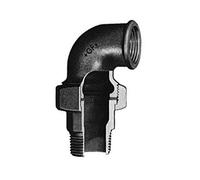 Coude union à joint conique noir fonte Mâle / Femelle 98 - VIRFOLLET - 9801003