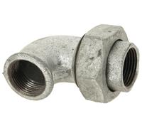 Coude union femelle-femelle 90° galva 96 - 33/42 VIRFOLLET 09605006