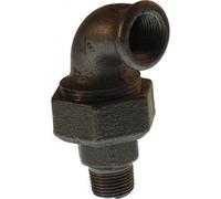 Coude union fonte mâle / femelle - filetage 33/42 galvanisé CODITAL