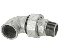 Coude union mâle-femelle 90° galva 98 - 33/42 VIRFOLLET 09805006