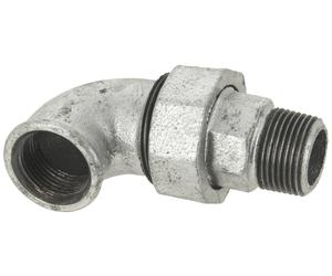 Coude union mâle-femelle 90° galva 98 - 40/49 VIRFOLLET 09805007