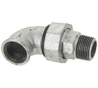 Tube GENERIQUE Coude union mâle-femelle 90° galva 98 - 12/17 - VIRFOLLET - 09805002