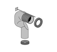 Coude Vario VILLEROY ET BOCH pour sortie verticale 190-285 mm