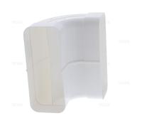 Novy Accessoire hotte Coude 906404 - Raccord coudé double femelle pour tubage plat Blanc