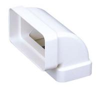 coude vertical rectangulaire - 55 x 110 mm - atlantic 460002