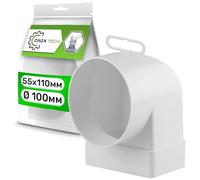 Coudée Mixte Vertical Tube Ø 100mm avec une Température Maximale D'utilisation de 60°C - Garantie de 5 Ans - ONIX TECH