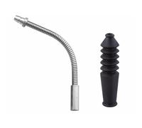 Coudes inox plus soufflet Elvedes V-brake (x10) Argenté