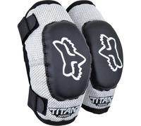Coudi res de motocross Fox Racing PeeWee Titan Noir/Argent M/L