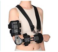 Coudière à charnière, Orthèse de coude OP avec stabilisateur d'épaule, attelle main, soutien récupération après une blessure au bras, orthèse orthopédique, gauche(Right)