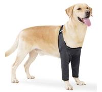 Coudière Respirante pour Chien,Manchon de Récupération Après Une Intervention Chirurgicale a la Patte Avant,avec Autocollants Magiques,pour la Récupération des Blessures a la Patte Avant et Entorses