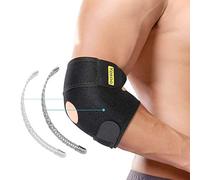 Coudière Tendinite avec Deux Stabilisateur, Protège-coude Coudière de Maintien en Néoprène pour la Protection du Bras, Support de Coude, Tennis Elbow, Soulagement des Douleurs du Coude