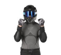 Coudières Leatt 3DF 6.0 Noires M Noir