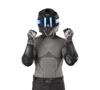 Coudières Leatt 3DF Hybrid - Noir XXL Noir