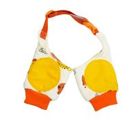 Coudières pour chien, manchon de protection des articulations de la jambe avant pour chien, genouillère pour blessures pour chiens de taille moyenne et grande (orange, taille M)