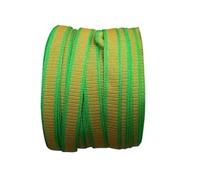 coudre avec des bordures, faire de l'artisanat DIY Sangle à rayures en Nylon de 45M, for sac, bande de liaison for bagages, ruban for vêtements, accessoires de biais en dentelle décorative(Green)