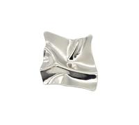 Coudre des boutons, Lot de 10 boutons métalliques plissés avec tige, irréguliers for cardigans et manteaux