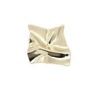 Coudre des boutons, Lot de 10 boutons métalliques plissés avec tige, irréguliers for cardigans et manteaux