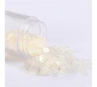 coudre des paillettes, Lot de 1000 pièces 5mm diamètre, mat, rond, givré, en acier inoxydable, for décoration mariage, artisanat, vêtements for femmes, accessoires couture(Matte Shine White)