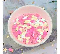 coudre des paillettes, Lot de 500 petits œuf ovales 5 x 8 mm, ellipses plates avec un trou latéral, adaptés aux robes danse du ventre, accessoires couture DIY(Ab Pink)